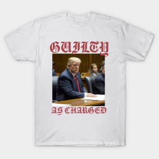 Donald Trump Courtroom Shot T-Shirt